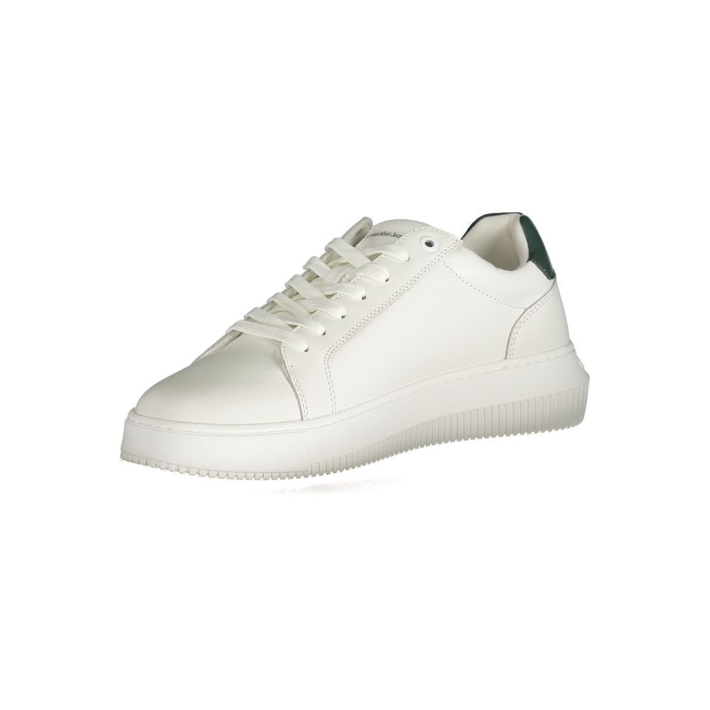 Calvin Klein White Polyester Sneaker