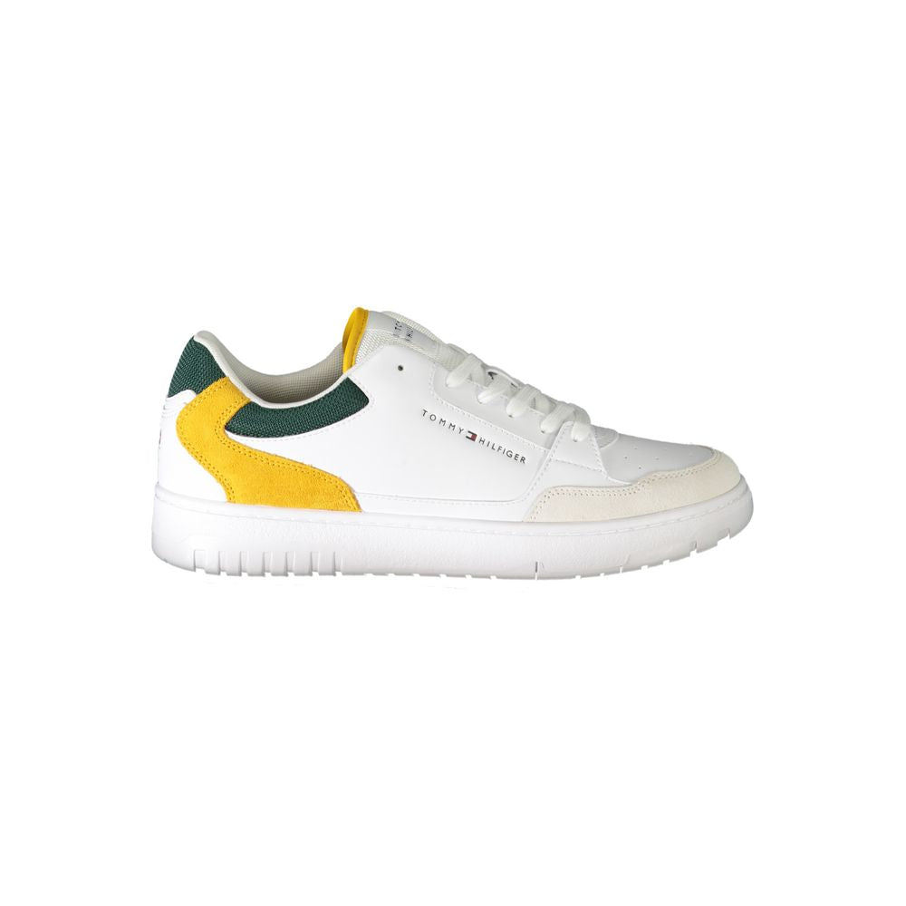 Tommy Hilfiger White Polyester Sneaker