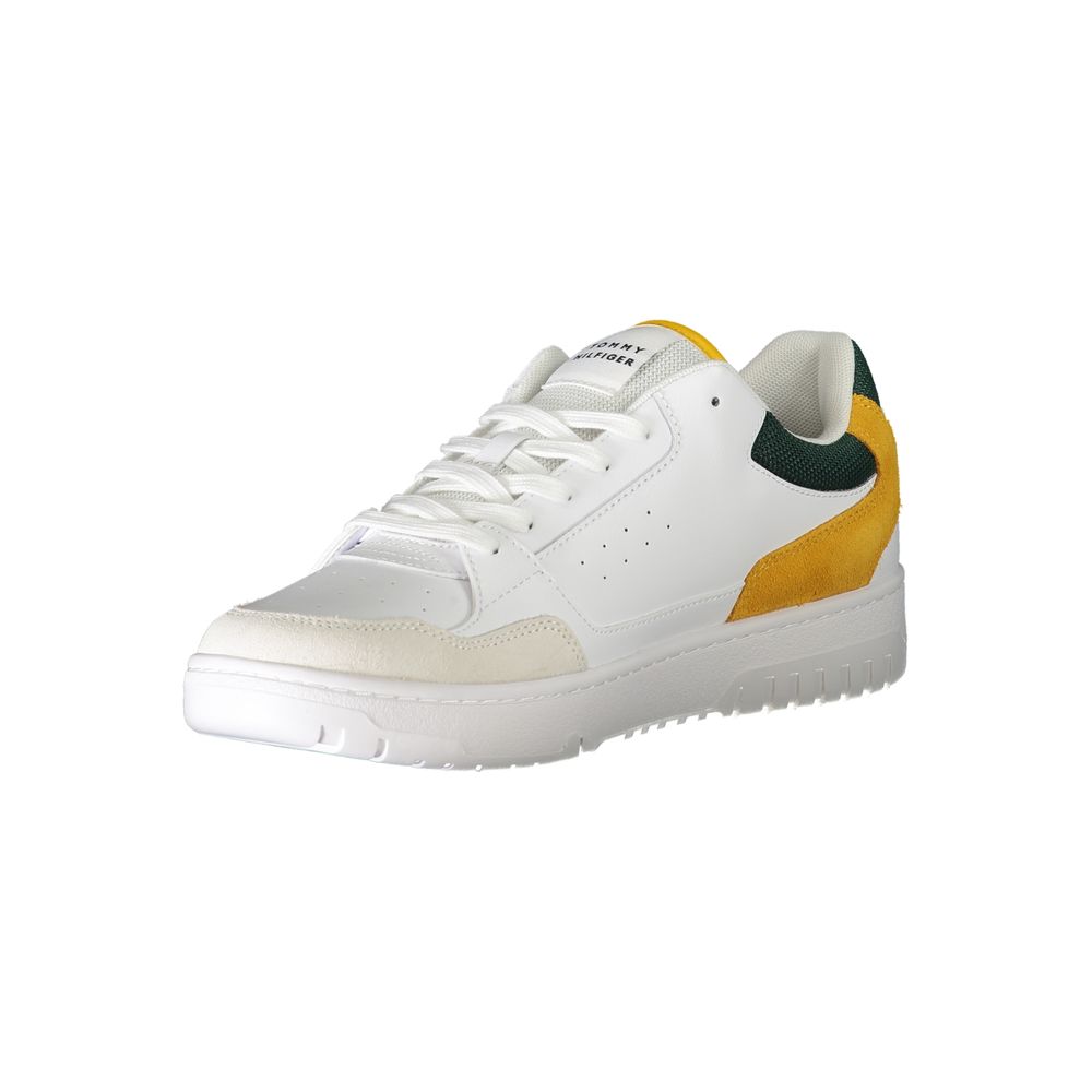 Tommy Hilfiger White Polyester Sneaker