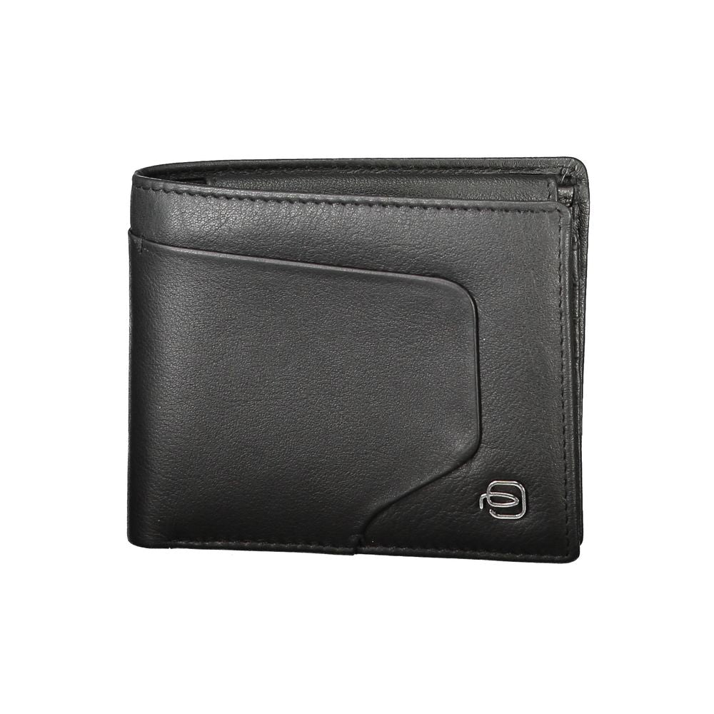 Piquadro Black Leather Wallet