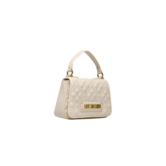 Love Moschino Beige Polyethylene Handbag