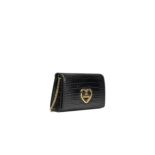 Love Moschino Black Polyethylene Crossbody Bag