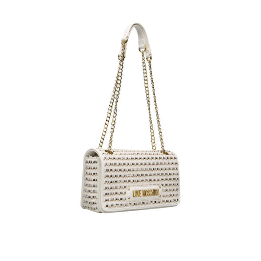 Love Moschino White Polyethylene Women Crossbody Bag