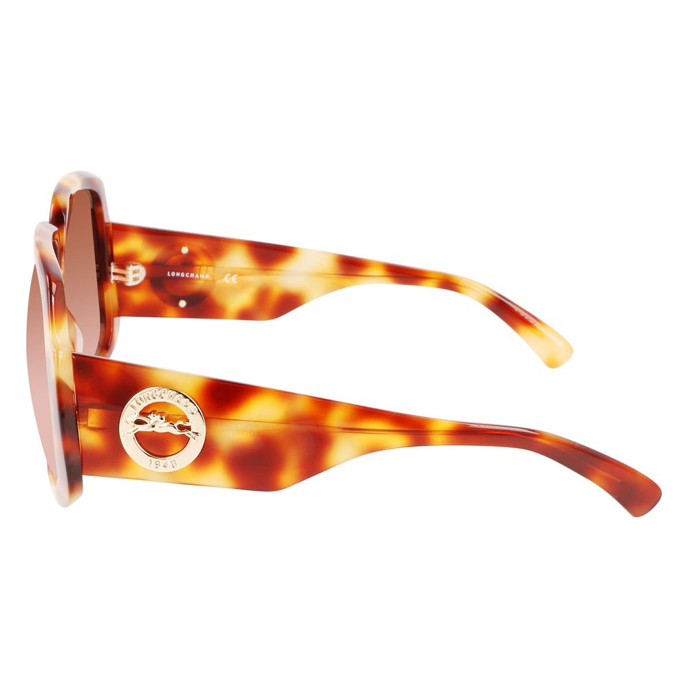 Longchamp Brown Acetate Sunglasses