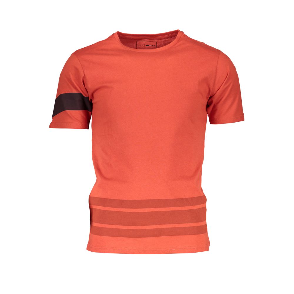 Gas Orange Cotton T-Shirt