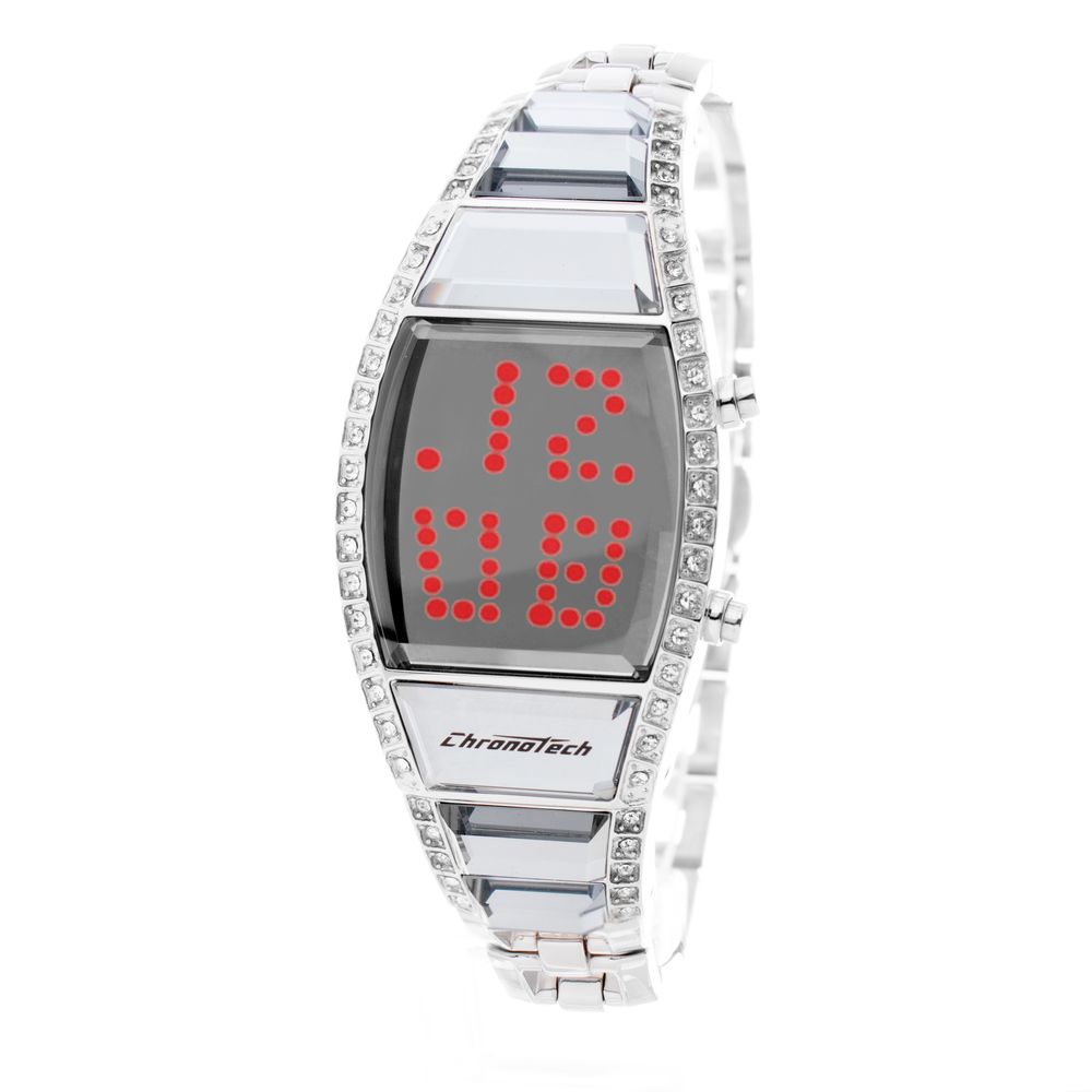 Chronotech Silver Steel Watch