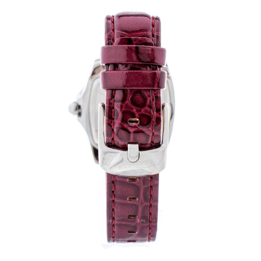 Chronotech Red Leather Watch