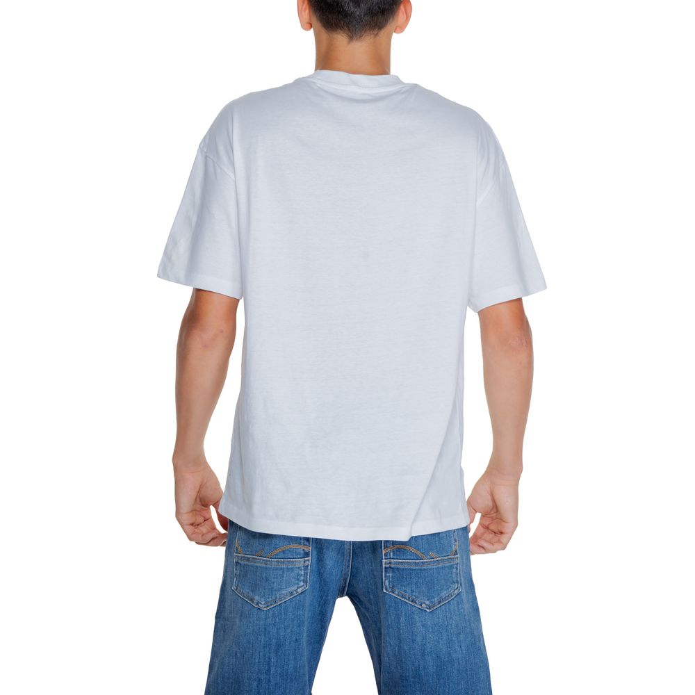 Jack Jones White Cotton T-Shirt