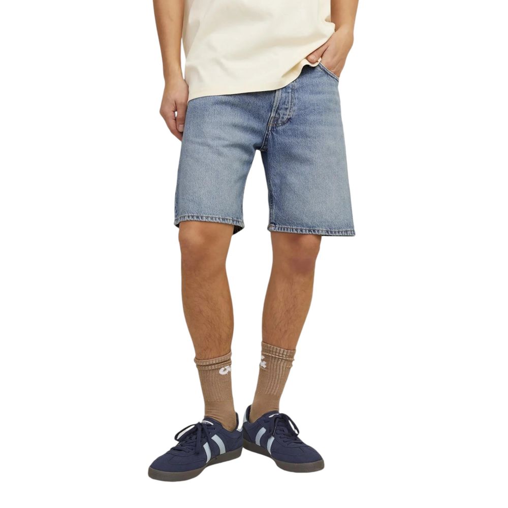 Jack Jones Blue Cotton Short