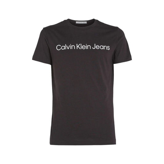 Calvin Klein Jeans Black Cotton T-Shirt