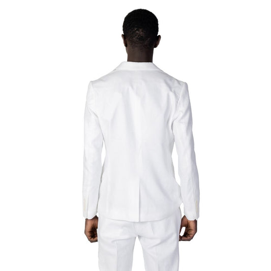 Traje de lino blanco Antony Morato