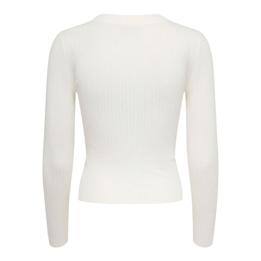 Jacqueline De Yong White Viscose Blouse