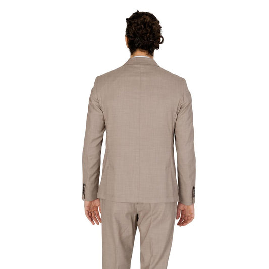 Traje de poliéster beige Antony Morato