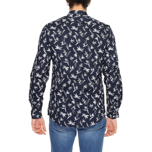 Camisa de algodón azul Antony Morato