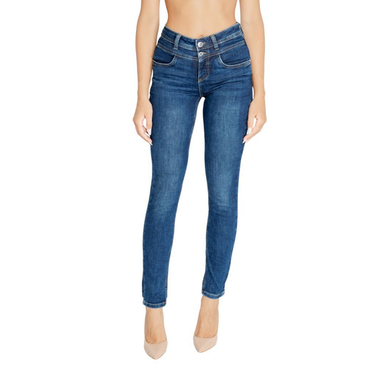 Street One Blue Cotton Mom Jean