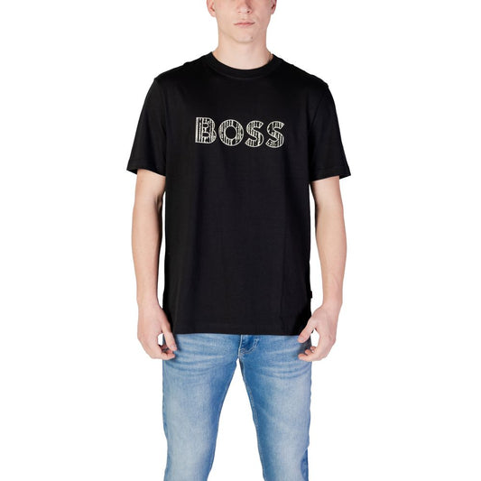 Hugo Boss Black Cotton T-Shirt