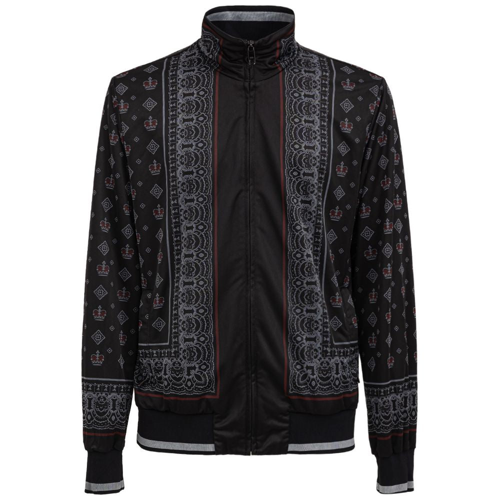 Dolce & Gabbana Black Polyester Sweater