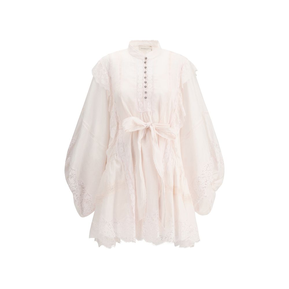 Zimmermann Mini Crush Lace Billow Dress