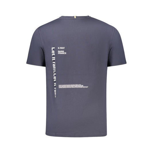 K-WAY Blue Cotton T-Shirt