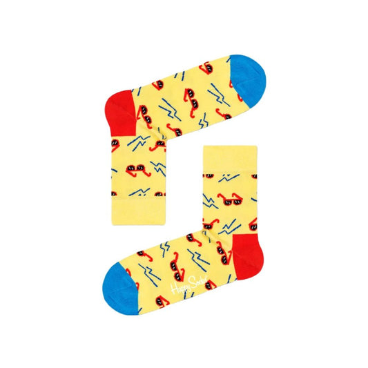 Happy Socks Yellow Cotton Tights & Sock
