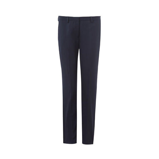Pantalón Lardini Elegante de Lana Azul para Mujer