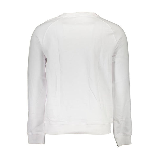 Guess Jeans White Cotton Unisex Sweatshirt