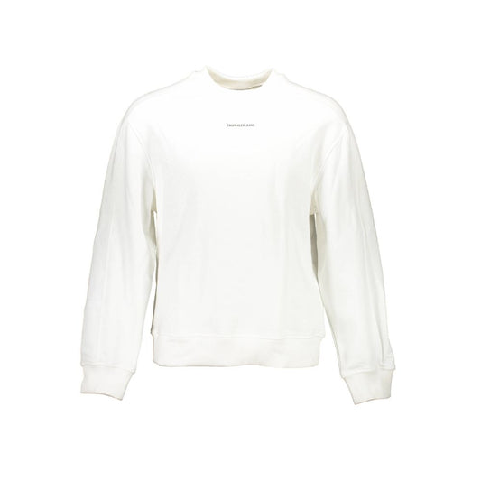 Sudadera unisex de algodón blanco de Calvin Klein