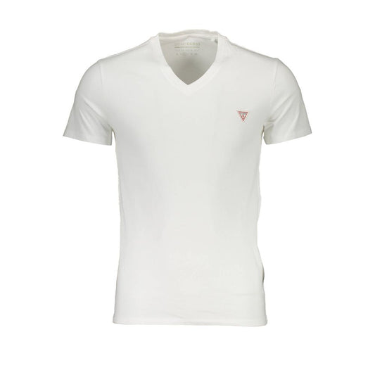 Camiseta blanca de algodón para hombre Guess Jeans