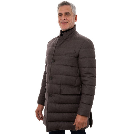 Chaqueta de lana marrón Herno