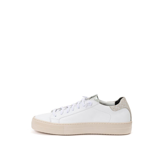 Zapatillas P448 de piel blanca, calzado casual elegante