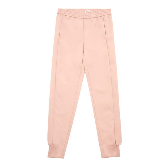 Pantalones elegantes de poliéster rosa Lardini para mujer