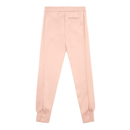 Pantalones elegantes de poliéster rosa Lardini para mujer