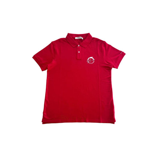 Polo de algodón rojo Trussardi Beachwear
