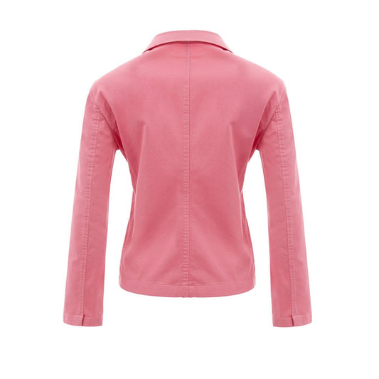 Chaqueta elegante de algodón rosa Lardini para ella