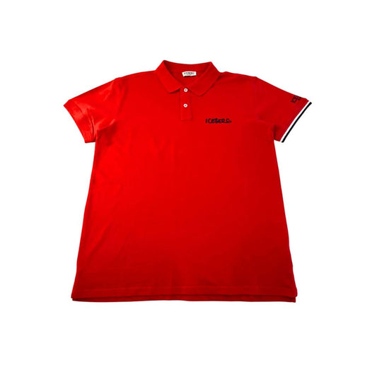 Polo de algodón rojo Iceberg