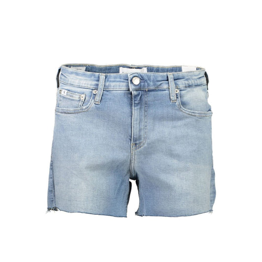 Calvin Klein Light Blue Cotton Women Shorts