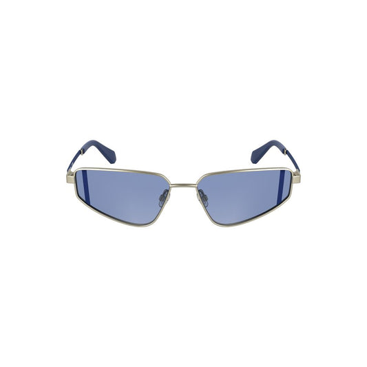 Calvin Klein Gray Metal Women Sunglass