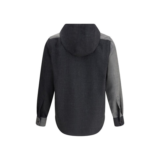 Thom Browne Hooded Shirt Jacket