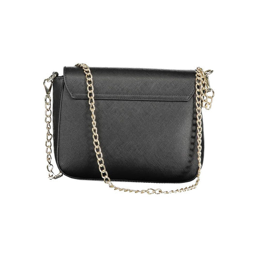 Bolso de mano de polietileno negro Valentino Bags