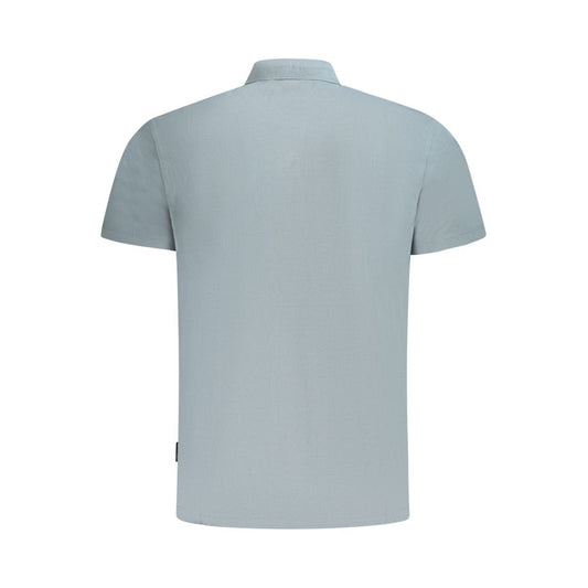 Napapijri Brown Cotton Men Polo Shirt