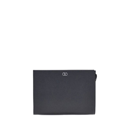 Valentino Garavani Grained leather Pouch