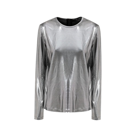 Tom Ford - Manga larga de viscosa gris