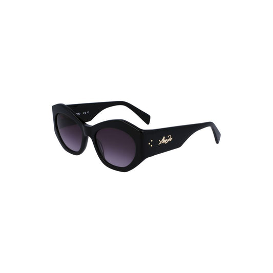 Liu Jo "Black Acetate Women Sunglasses"