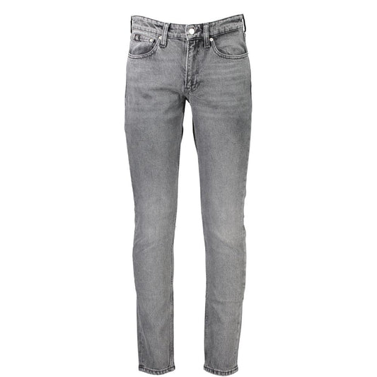 Calvin Klein Brown Cotton Men Jeans
