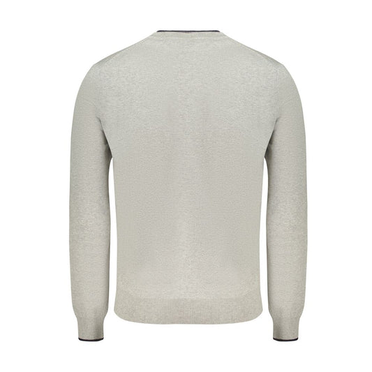 North Sails Brown Cotton Men Sweater