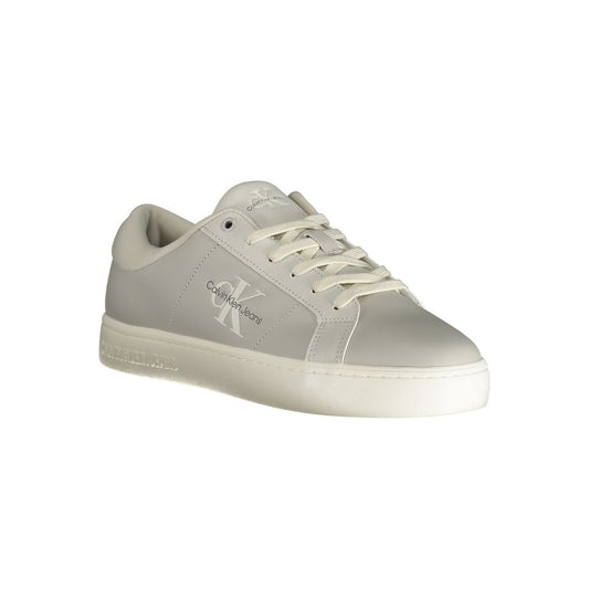 Calvin Klein Brown Leather Men Sneaker