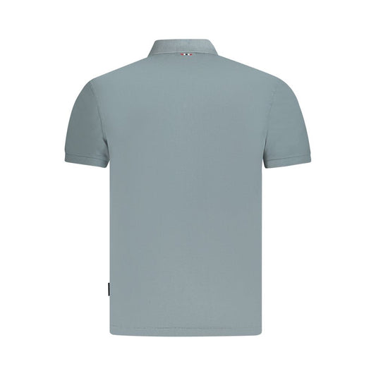 Napapijri Brown Cotton Men Polo Shirt