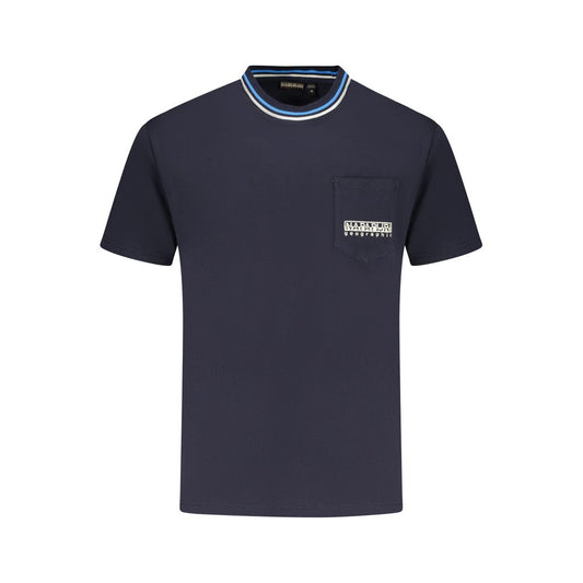 Napapijri Blue Cotton T-Shirt