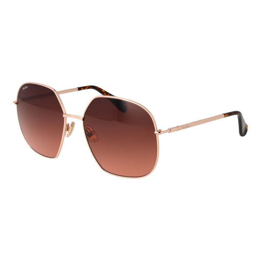 Gafas de sol Max Mara en oro rosa para mujer