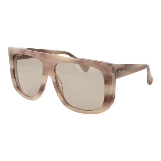 Gafas de sol Max Mara color crema para mujer